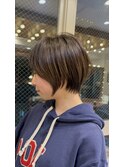 紺野紘三　ダークアッシュモードヘア束感ショート