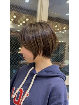 ロンド パルティール 大宮(Lond partir) 紺野紘三 ダークアッシュモードヘア束感ショート