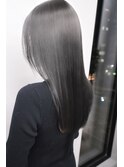 髪質改善カラー ダークグレージュ