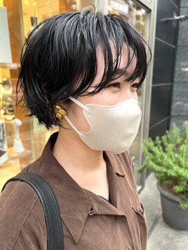 アイ 代々木公園(aye) ショート×ニュアンスパーマ