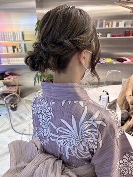 ゼスト 八王子店(ZEST) 浴衣着付け&アレンジ/シニヨンアレンジ/浴衣ヘア【佐々木麻衣】