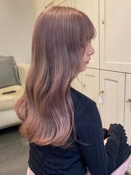 ベレーザ 渋谷(BELEZA) 4635グレーベージュシルキーベージュ艶髪韓国ヘアレイヤーロング