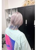 ホワイトシルバー×ラベンダーブルー