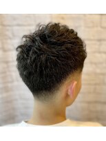 ヘアサロン 銀座マツナガ新宿店(hair salon) 短髪 黒髪ショート ワイルドツーブロック ソフトモヒカン 社会人