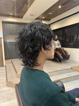 ユニコ(unico) メンズ　パーマ　ツーブロック　【unico 川崎】工藤梨花