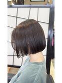 ぱつっとボブ