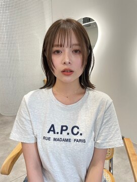 アンバー 池袋(amber) 切りっぱなしボブ/前髪/ウェットヘア[池袋駅]