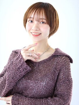 ヘアサロン ガリカ 表参道(hair salon Gallica) 襟足スッキリ丸みのあるショートヘア