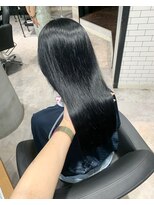 リーオオサカ(Lee Osaka)&nbsp;ブルーブラック×髪質改善トリートメント