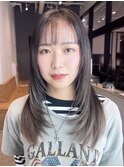 オリーブカラーくすみベージュウルフレイヤーロング_ba493261