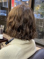 キャラ 池袋本店(CHARA) 肩につかない顎ラインボブトイプードルパーマ【池袋/ミニボブ】