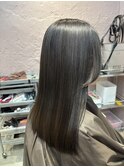 ミディアムストレート【髪質髪質】【縮毛矯正】【西武新宿駅】