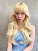 【Taylor 大宮】ホワイトブロンド×ロングウェーブ