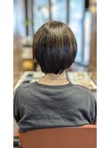 ショート 白髪ぼかし スペシャルカラー