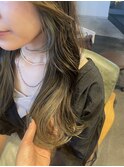 20代30代40代ナチュラルハイライト透明感オリーブグレージュ