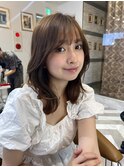 髪質改善縮毛矯正レイヤーカット顔周り前髪韓国ミニウルフ北千住