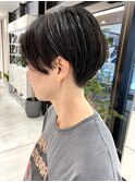 大人ショート/ショートボブ/白髪ぼかしハイライト/武蔵小杉