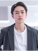 ツイストパーマ七三オールバックマッシュウルフスリークショート