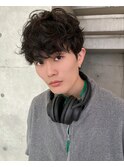 サーフカール/スパイキーショート/ブルーブラック