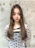 ◯ワンカールレイヤー×透明感ベージュ