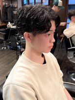 ヘアアンドメイク エジェリ(hair&make egerie)&nbsp;センターパート×フェザーパーマ