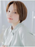 センターパート小顔ショートカットレイヤーa越谷20代30代40代