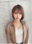 Say.ショートくびれショート丸みショートヘーゼルグレージュ
