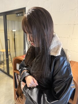 パーク(PARK) フェアリーレイヤー透明感ワンカラーアッシュブラウン