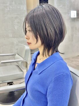 ダブルトーキョー シブヤ(W-TOKYO SHIBUYA) 顔周りレイヤー×ネオウルフ　ウルフカット　ショートウルフ