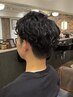【全員クーポン】メンズカット+パーマ+トリートメント(ご相談)