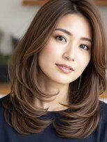 レヴィア(REVIA)&nbsp;レイヤーカット髪質改善トリートメント前髪カット