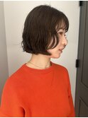 ニュアンスパーマ　/ オリーブブラウン
