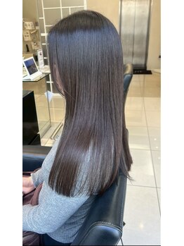 エアー 神戸(AIR)の写真/圧倒的なツヤ髪で人気の【美髪縮毛矯正】 工程にも拘り髪のダメージを最小限に抑えます。