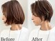 オーソ(AUTHO)の写真/【ショートやボブにしたい方必見】繊細な似合わせカットで、周りと差がつくショートスタイルを叶えます。