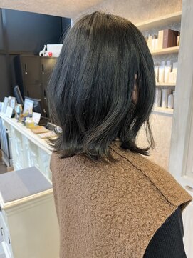 キャアリー(Caary) 福山人気20代30代イルミナカラー色持ちダークオリーブグレージュ