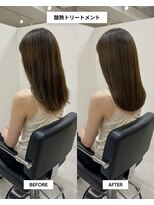 センジュ 青山(SENJYU)&nbsp;髪質改善 酸熱トリートメントでまとまる艶髪ストレート