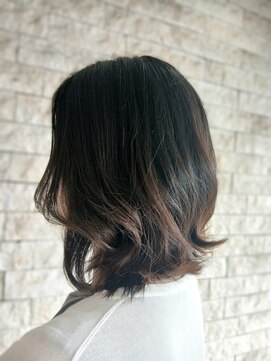 フラット 千葉(Flat.) クビれボブ、コテ巻き仕上げ【千葉】【千葉駅】