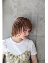 ピズムハク(PISM hak)&nbsp;レイヤーボブ/フェイスレイヤー/ミルクティーベージュ/ショート