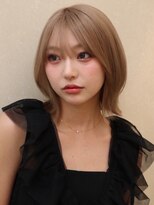 サンドナル 鹿児島天文館(sand NALU)&nbsp;ハッシュカット/グレージュ/デザインカラー[鹿児島天文館]