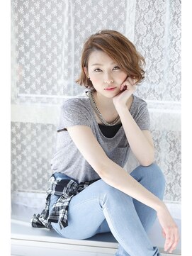 ネオリーブソラ 相模大野店(Neolive sola) ヘルシーな耳かけボブパーマ［相模大野/相模大野駅］