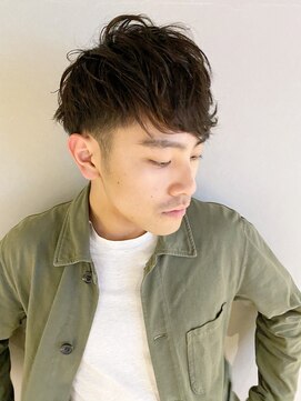 メンズココ 日本橋店(MENS COCO) 好感度◎ショートレイヤー×コンマヘア×くせ毛風パーマ