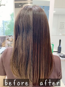 レ セゾン(Les Saisons) 縮毛矯正劇的 BeforeAfter５