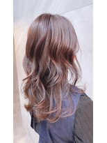 ドゥマン(Demain)&nbsp;透明感カラーバイオレットブラウン◎エアリーミディセミロング