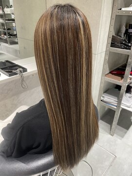 ジンジャー(GINGER) 新髪質改善×トリートメント×ハイライト