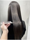 髪質改善トリートメント/寒色系カラー/ダークアッシュ/20代30代