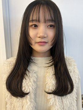 パーク 福岡天神西通り店(parc) レイヤーカット顔周りカットロングヘア艶髪