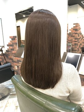 リノナ(Linona) ★似合わせカットグレーベージュ髪質改善インナーカラー前髪