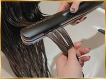 処理剤へのこだわり。（栄養成分）業界最高峰の髪質改善商材と技術で今までにない艶のある柔らかい質感へ