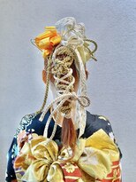 シャルムバイケンジ(Charm.by KENJE)&nbsp;【個性派ポニーテール】結婚式/同窓会/銀座/成人式/卒業式