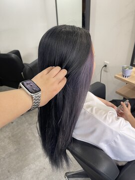 ラフ 難波店(LAFF) #黒髪#ボブルフ#ネビージュ#小顔#ワンレン